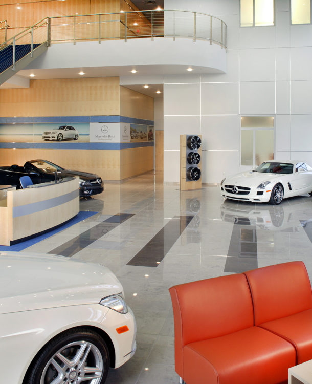 Mercedes Parts Distribution Facility | Lobby 4 | Jacksonville, FL | Industrial Architect