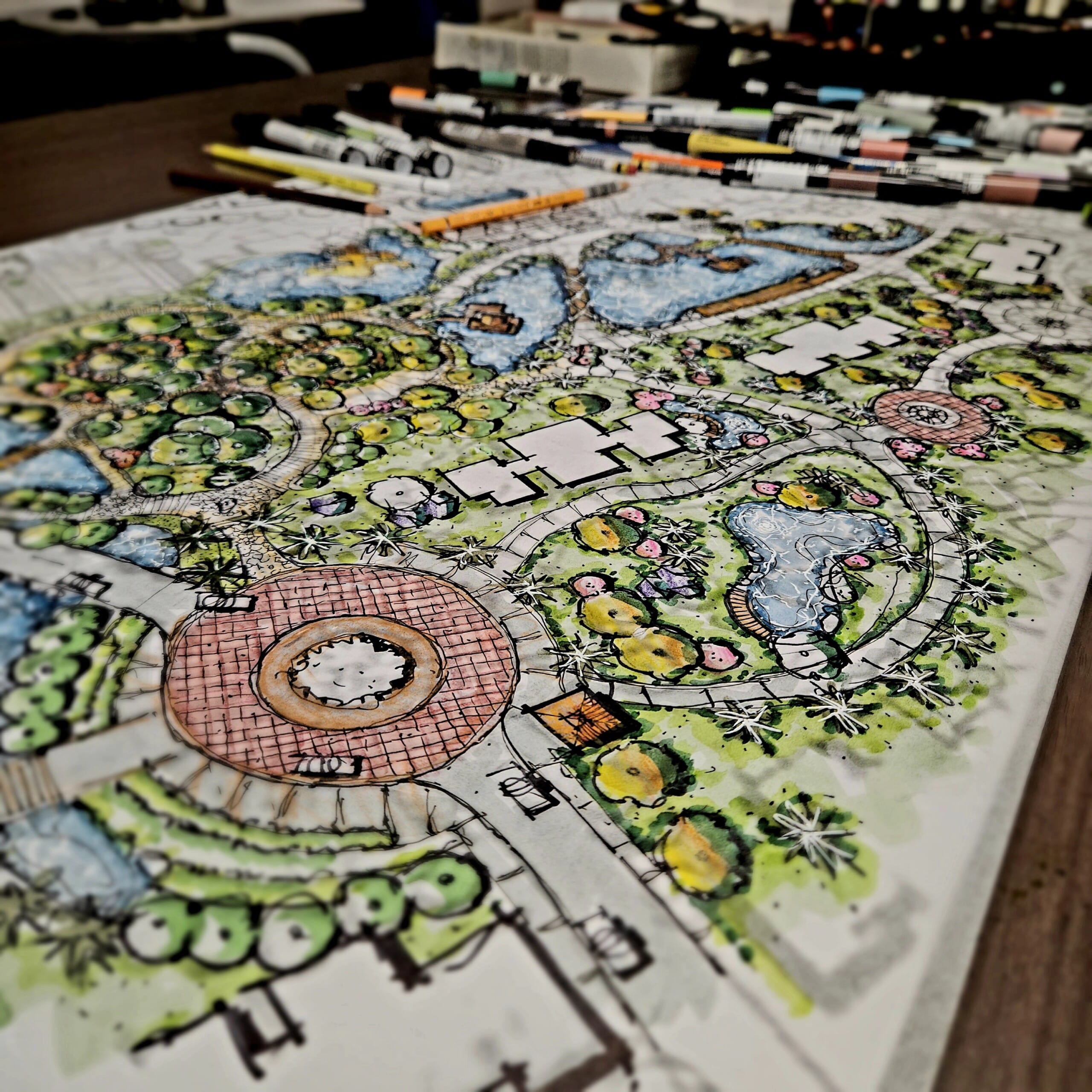 Future of resort design-hardscape